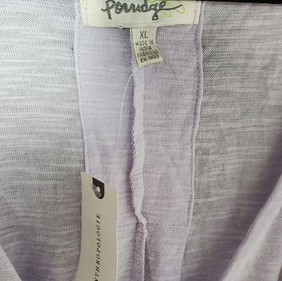 Anthropologie Porridge Jolie Lilac Top Oversized - Picture 4 of 5
